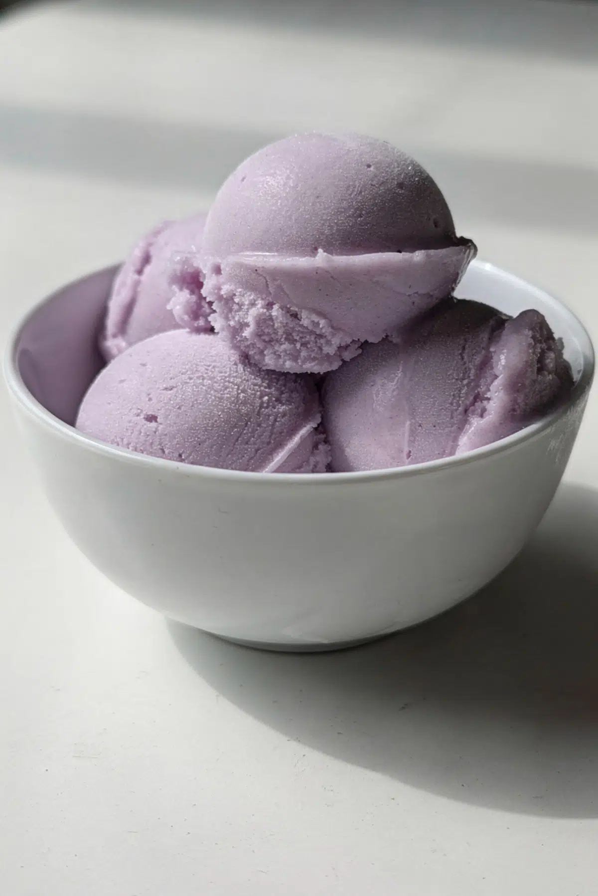 Frozen Cotton Candy Grape Sorbet