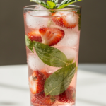 Strawberry Basil Virgin Mojito