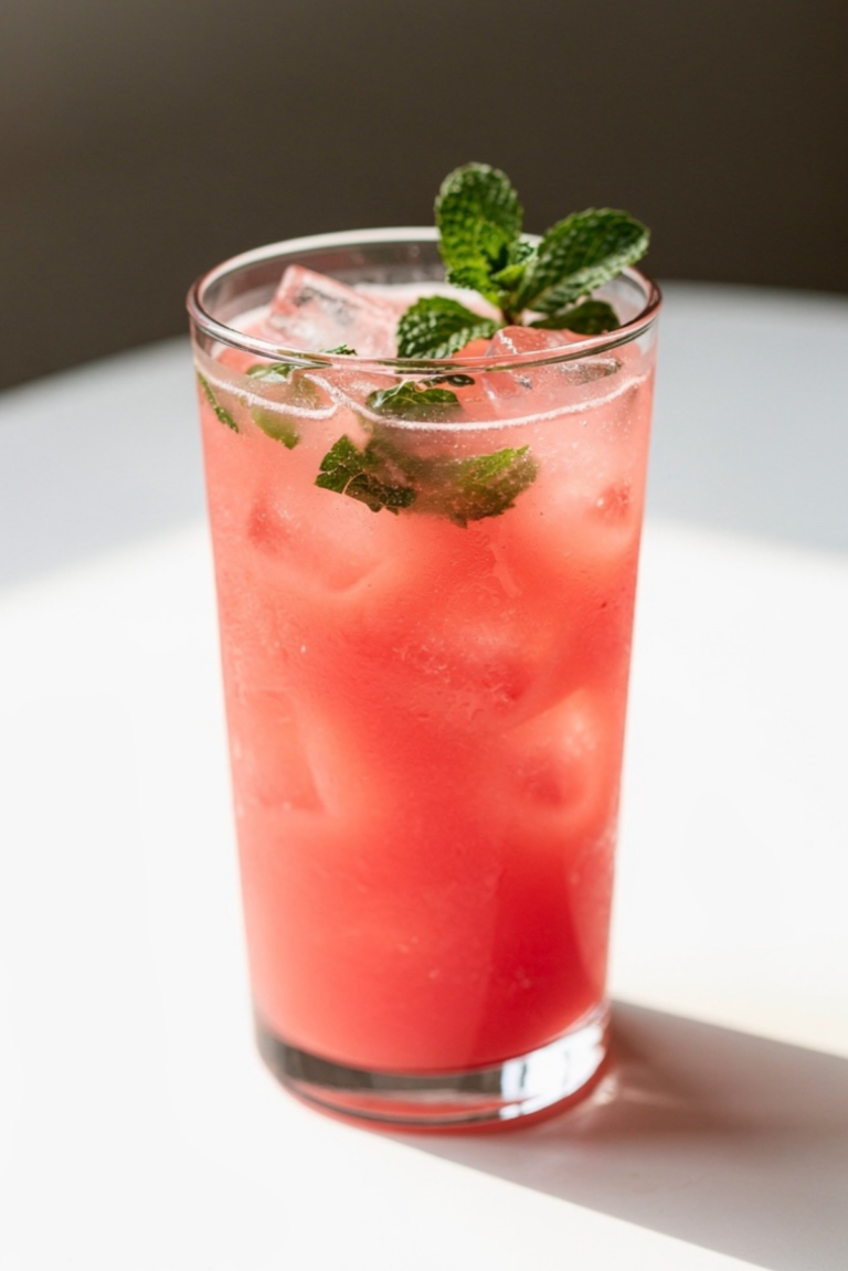 Refreshing Watermelon Mint Cooler