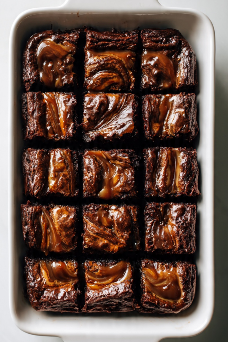 The Best Caramel Brownies Recipe Ever (Fudgy & Moist Center)
