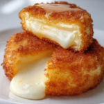 Crispy Fried Brie Cheese with Honey