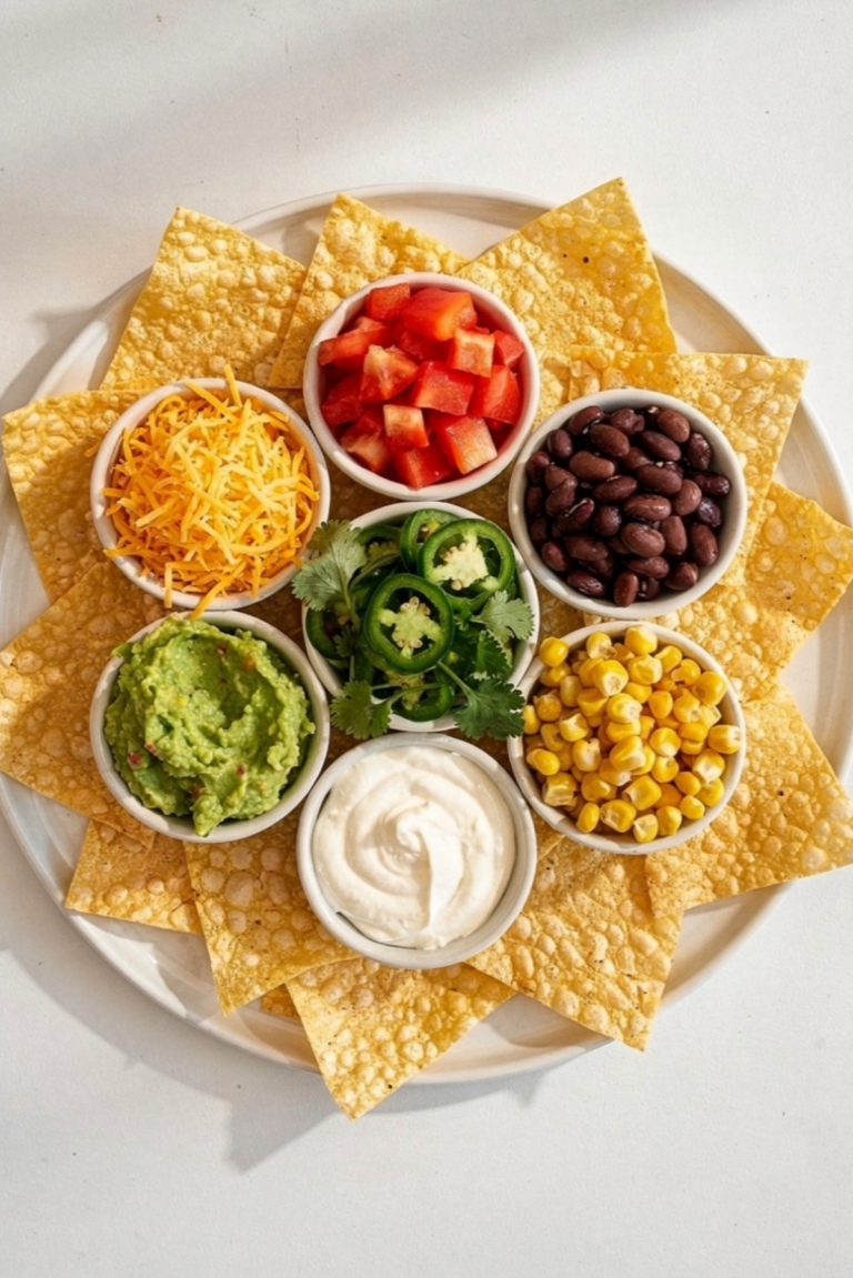 Puffed Rice Paper Nachos