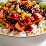 BBQ Chicken Rice Bowl (Quick 15-Minute Meal Prep Dinner)