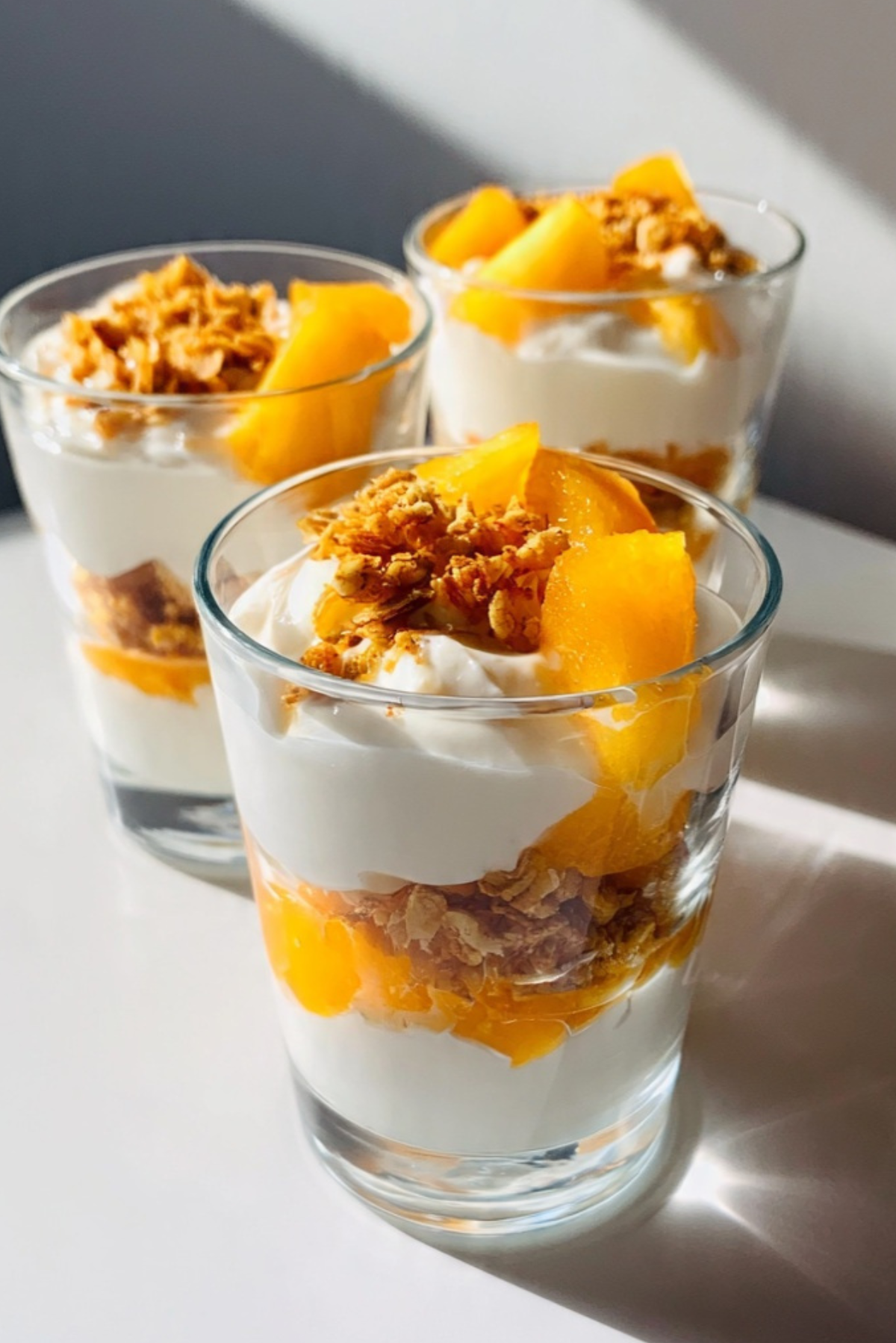 Peach Yogurt Cups