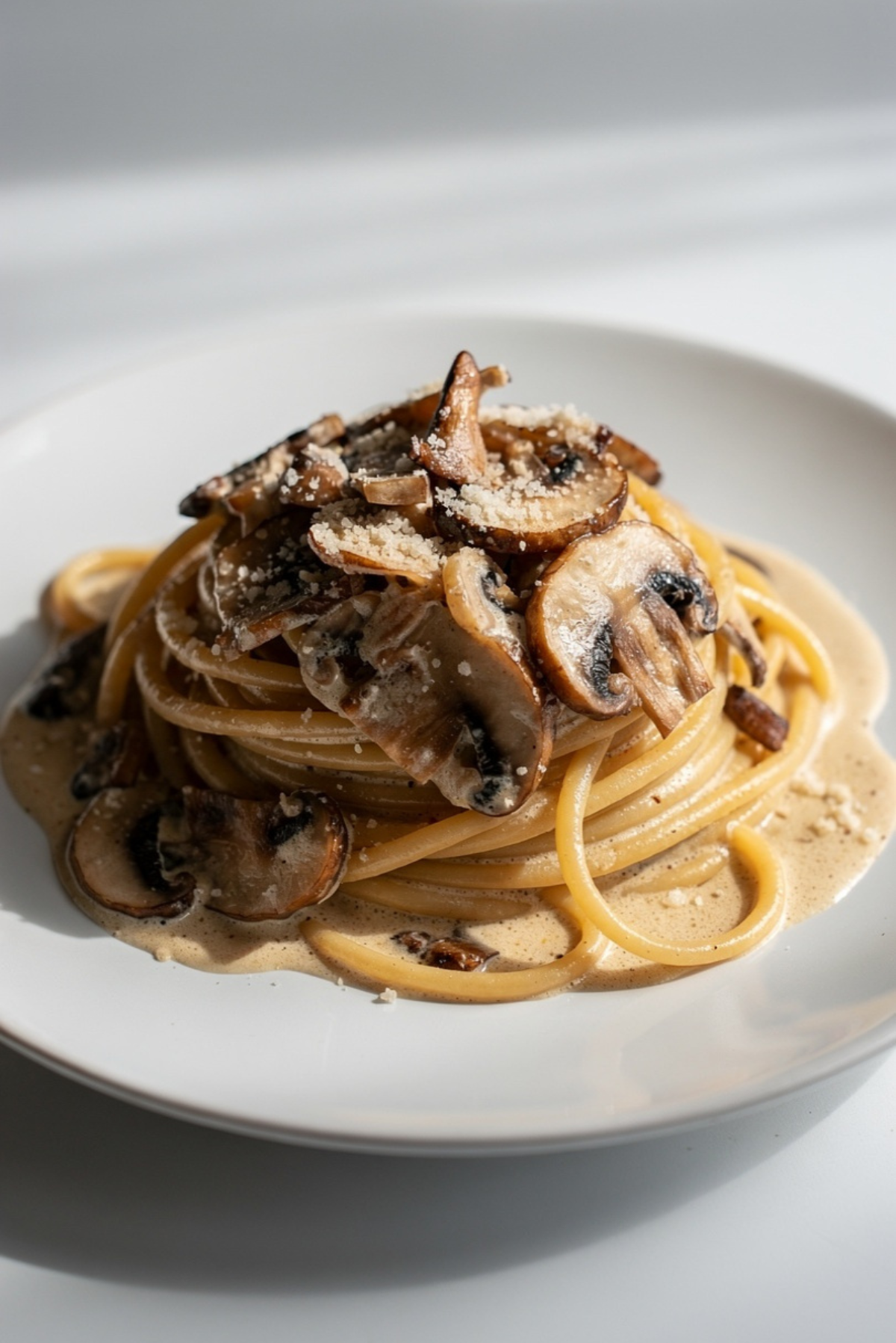 Creamy Wild Mushroom Pasta