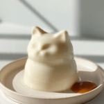 Jiggling Cat Pudding Panna Cotta