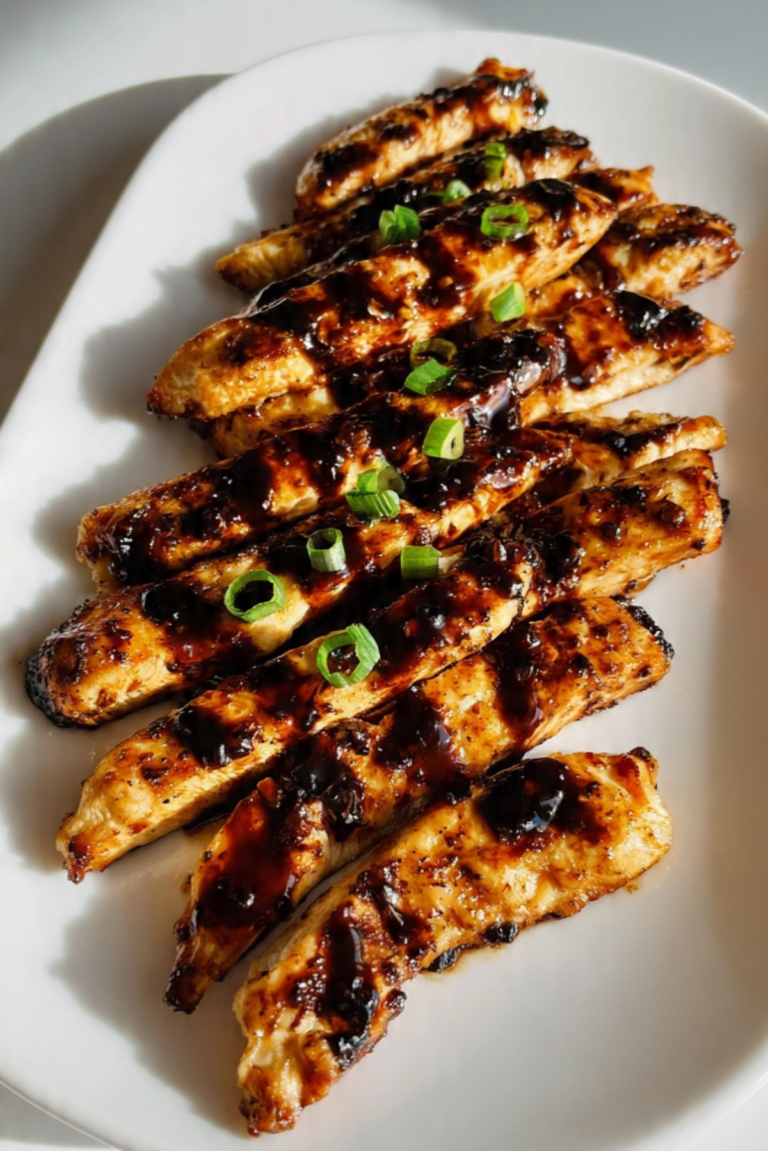 Roasted Black Garlic Chicken Strips