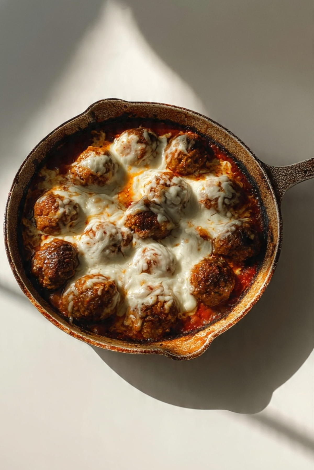 Cheesy Meatball Skillet