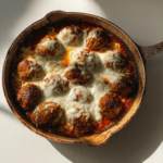 Cheesy Meatball Skillet