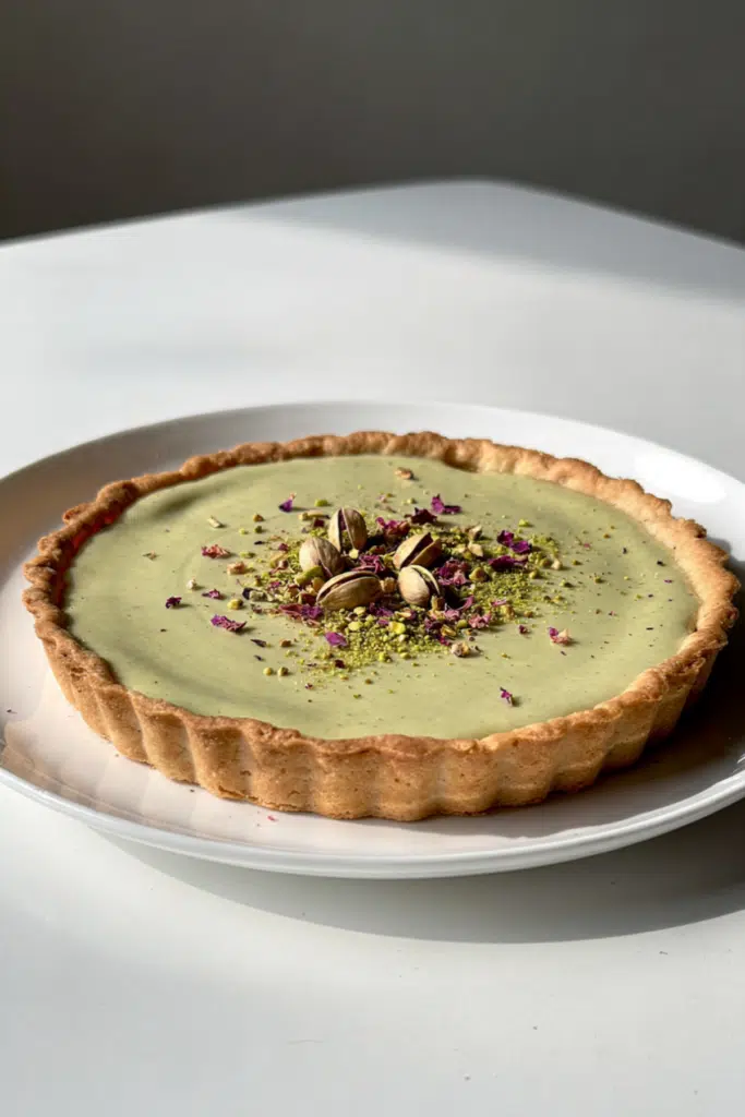 Pistachio & Rose Water Tart
