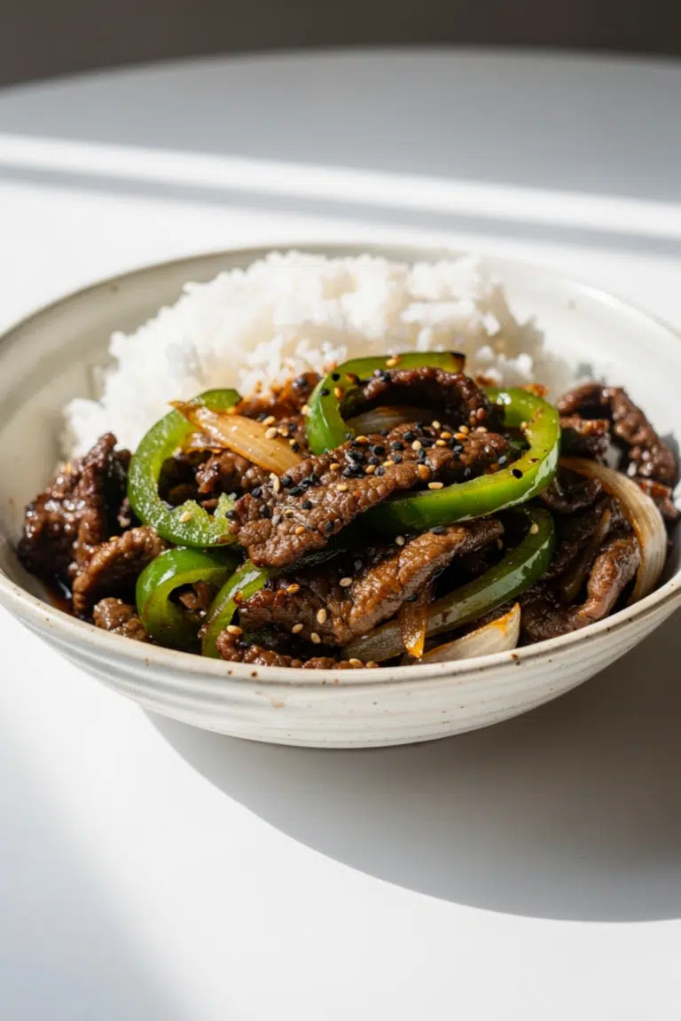 Black Pepper Beef Stir-fry