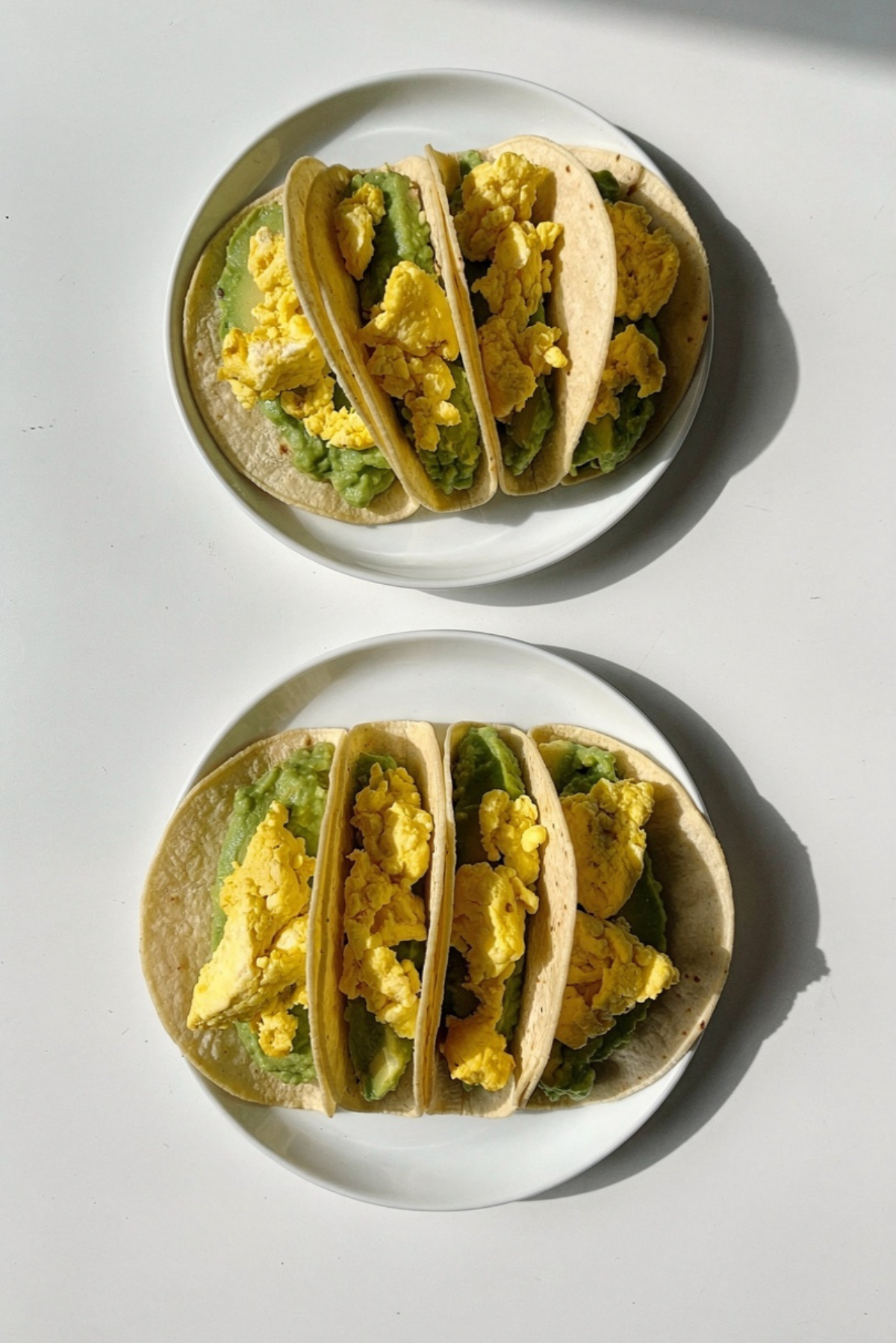 5-Minute Avocado Egg Tacos
