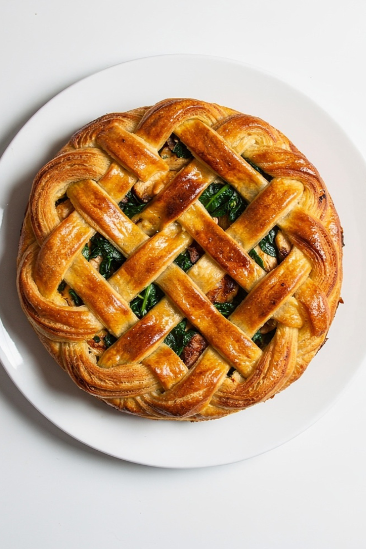 Braided Puff Pastry Chicken