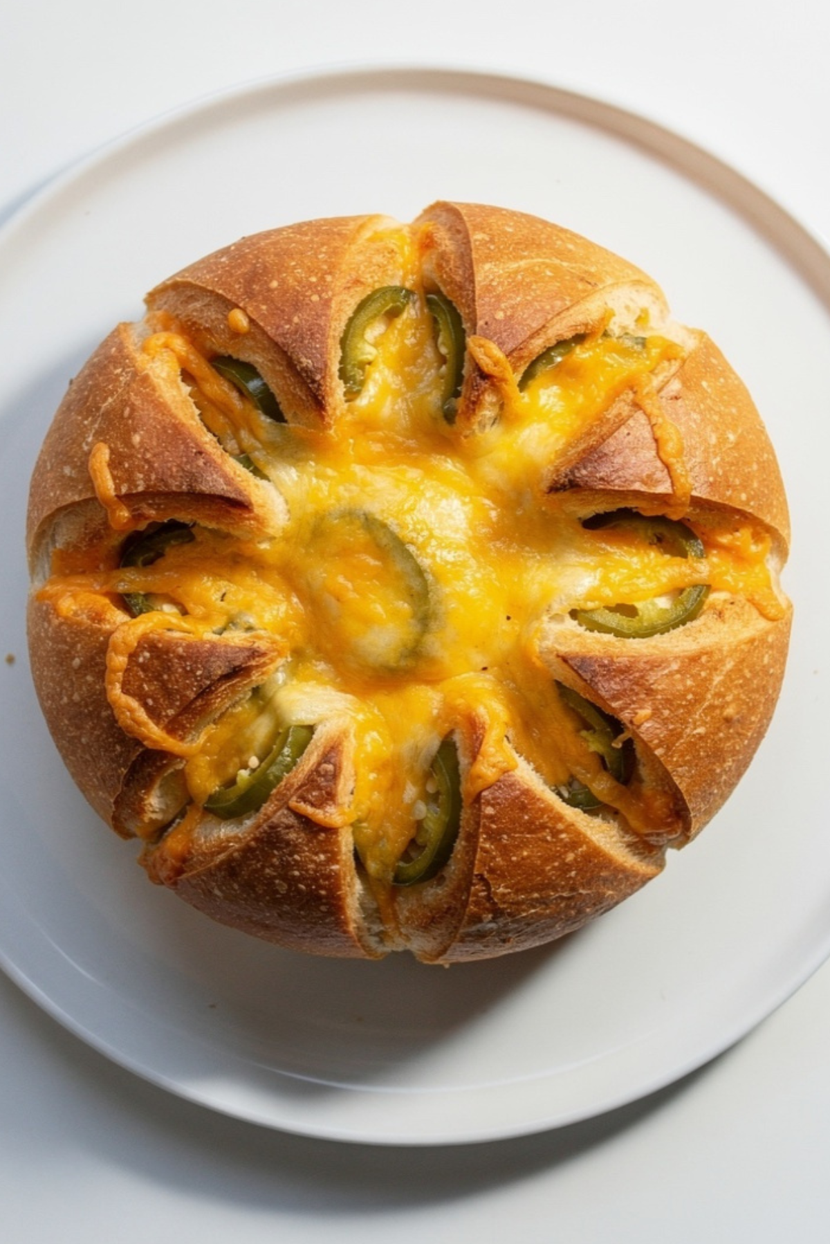 Cheesy Jalapeño Pull-Apart Bread