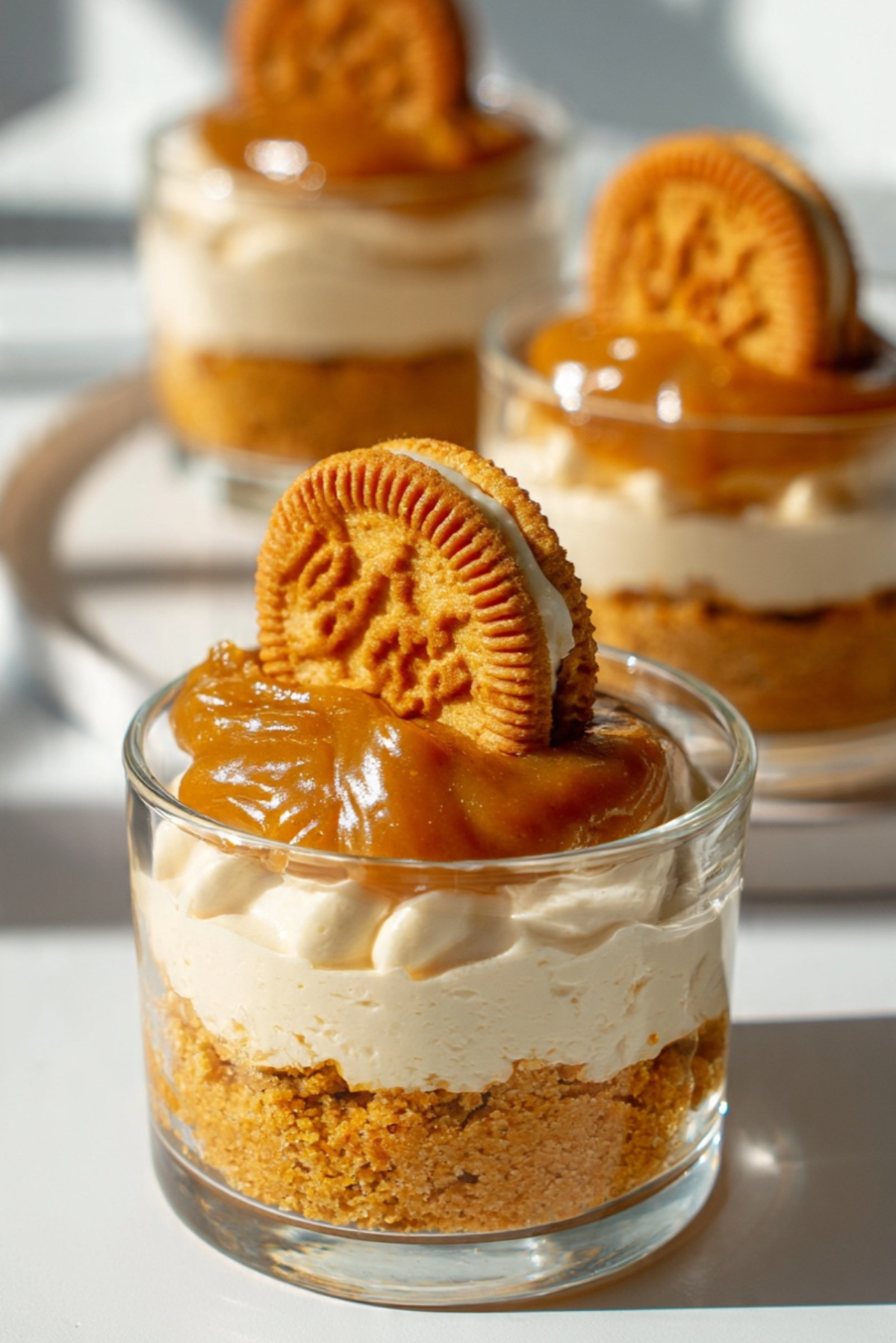 No-Bake Lotus Cheesecake Cups