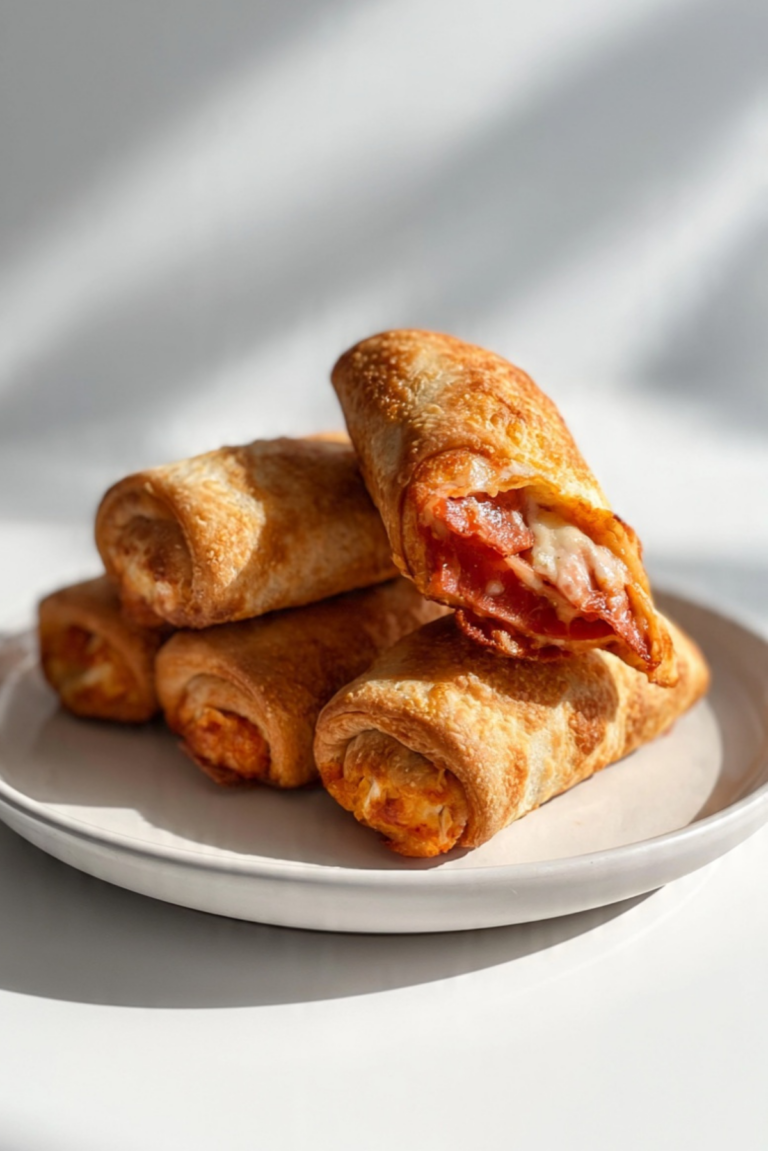 Air Fryer Crispy Pizza Rolls (Addictive Snack Idea)