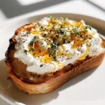 Whipped Ricotta Honey Toast