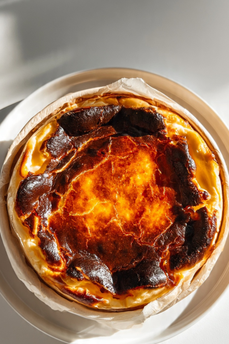 Classic Burnt San Sebastian Cheesecake