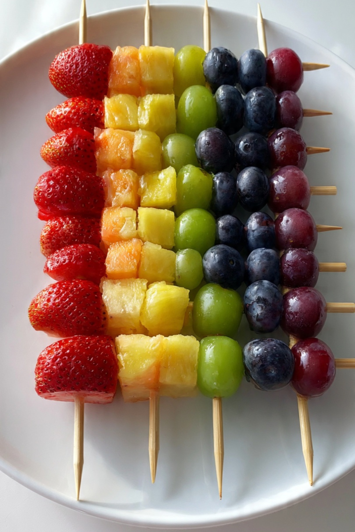 Rainbow Fruit Skewers