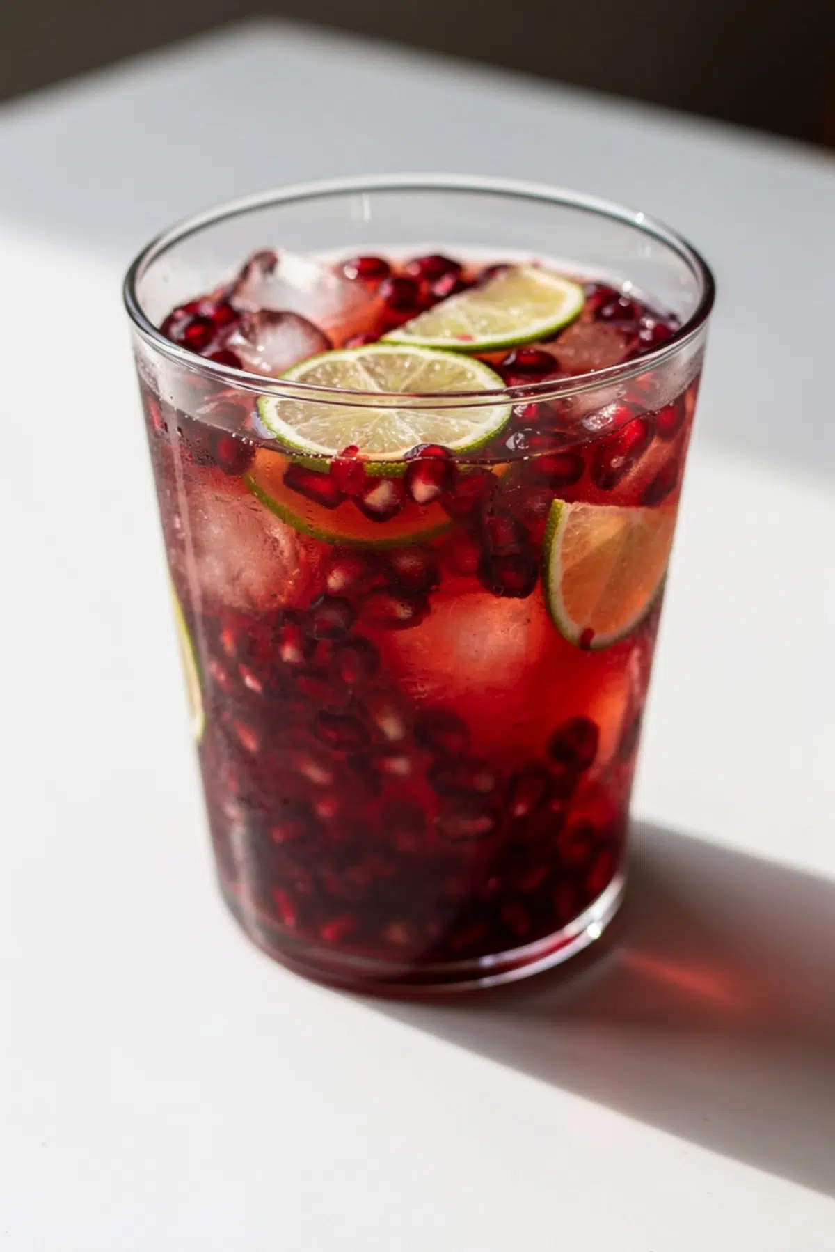 Pomegranate Lime Mocktail