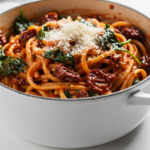 One-Pot Sun-dried Tomato Pasta
