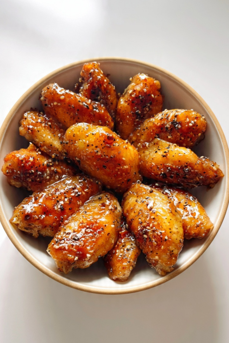 Honey Glazed Wings Recipe