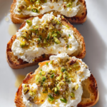 Ricotta Pistachio Toast
