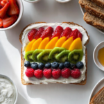 Rainbow Fruit Toast