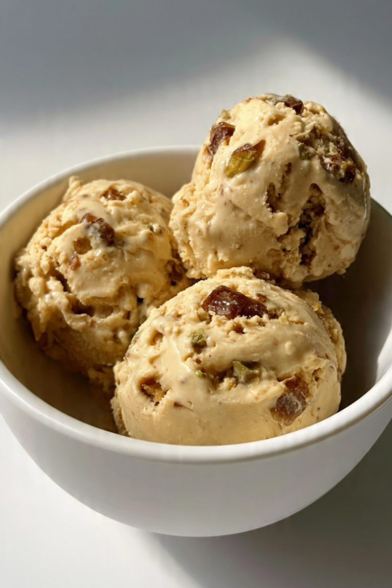 Date Pistachio Ice Cream