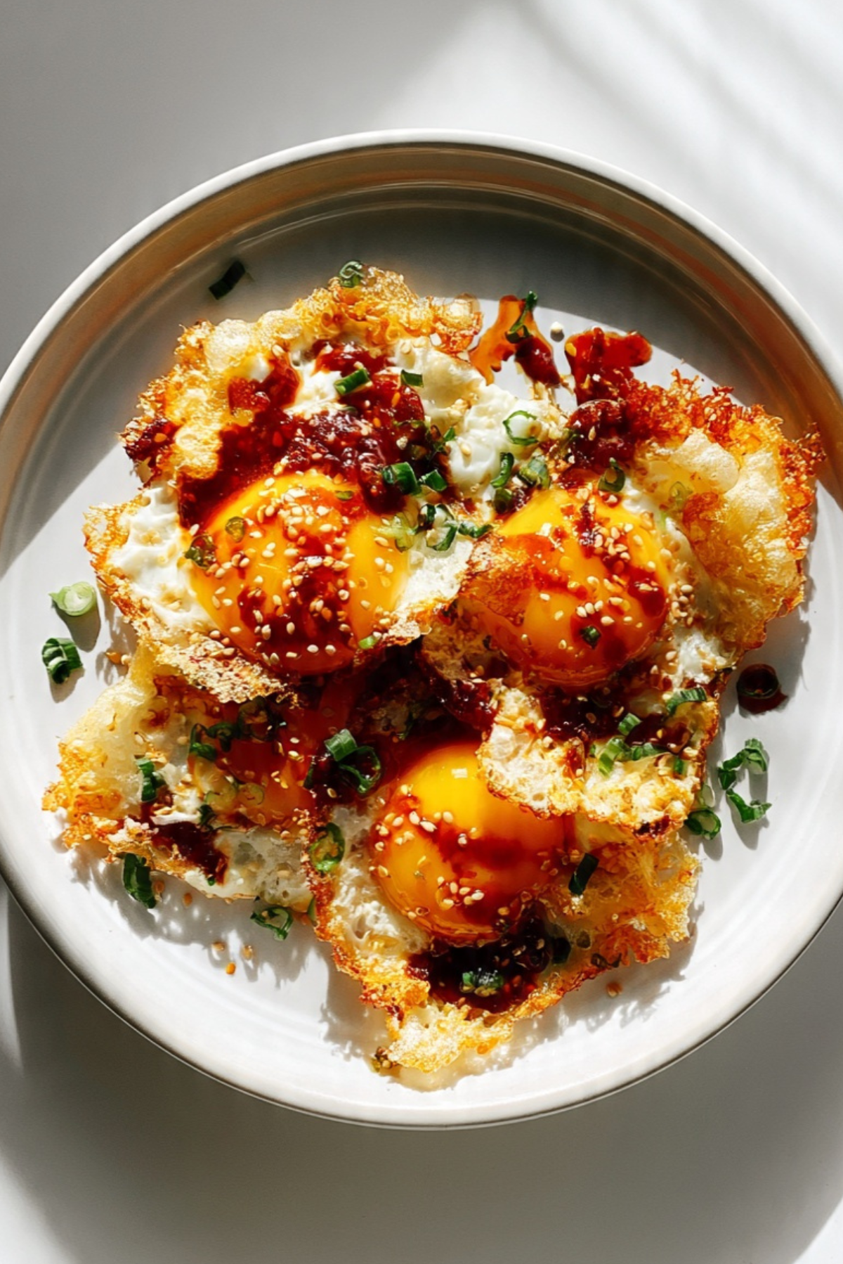 Crispy Chili Oil Fried Eggs