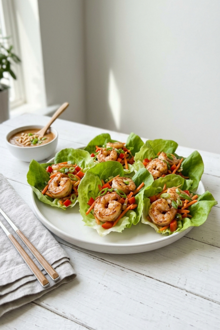 Shrimp Lettuce Wraps