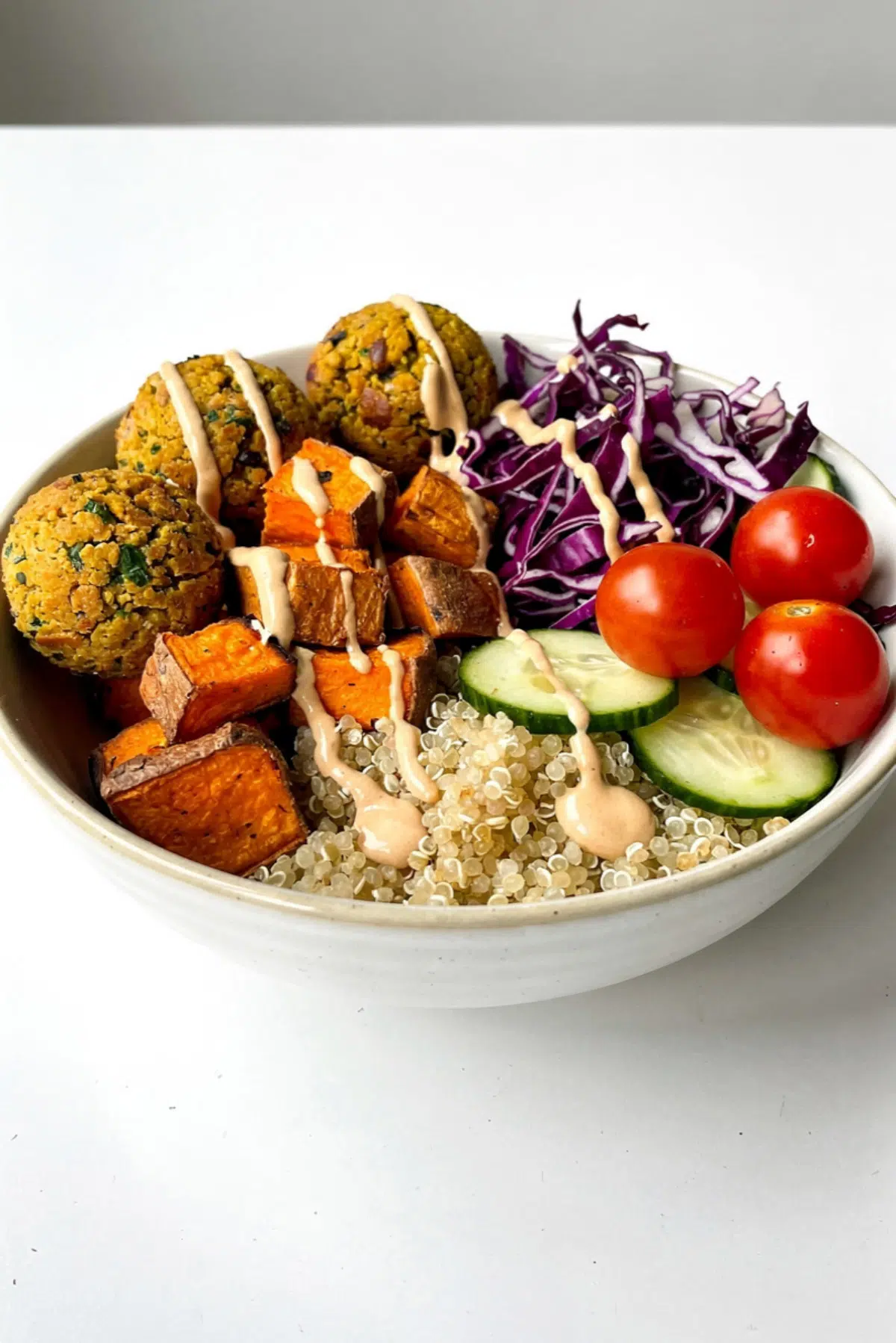 Modern Falafel & Sweet Potato Bowl