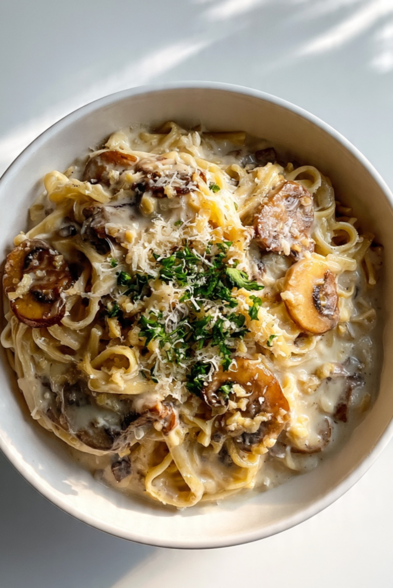 Creamy Mushroom Pasta Bowl (Easy 15-Minute Comfort Food)