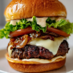 Caramelized Onion Burger (Better Than Any Restaurant)