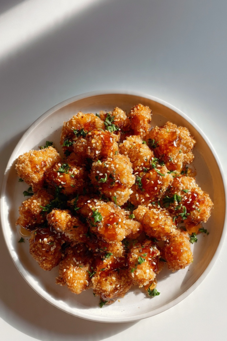Hot Honey Popcorn Chicken