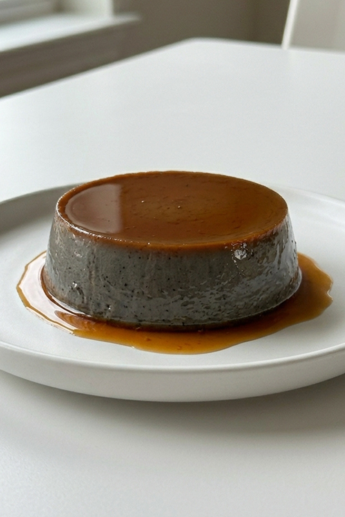 Black Sesame Flan